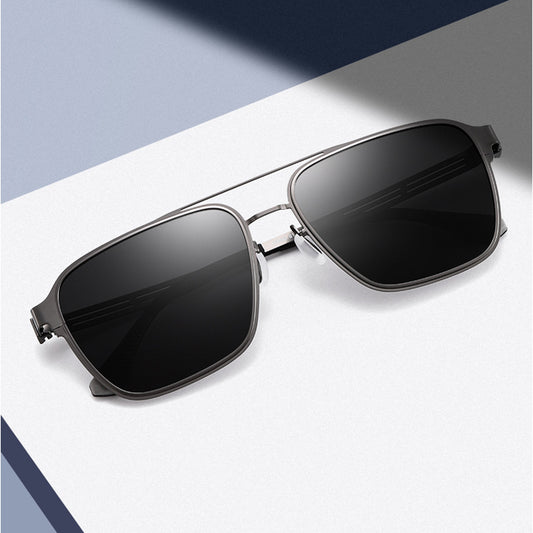 Black Metal Men Sunglasses
