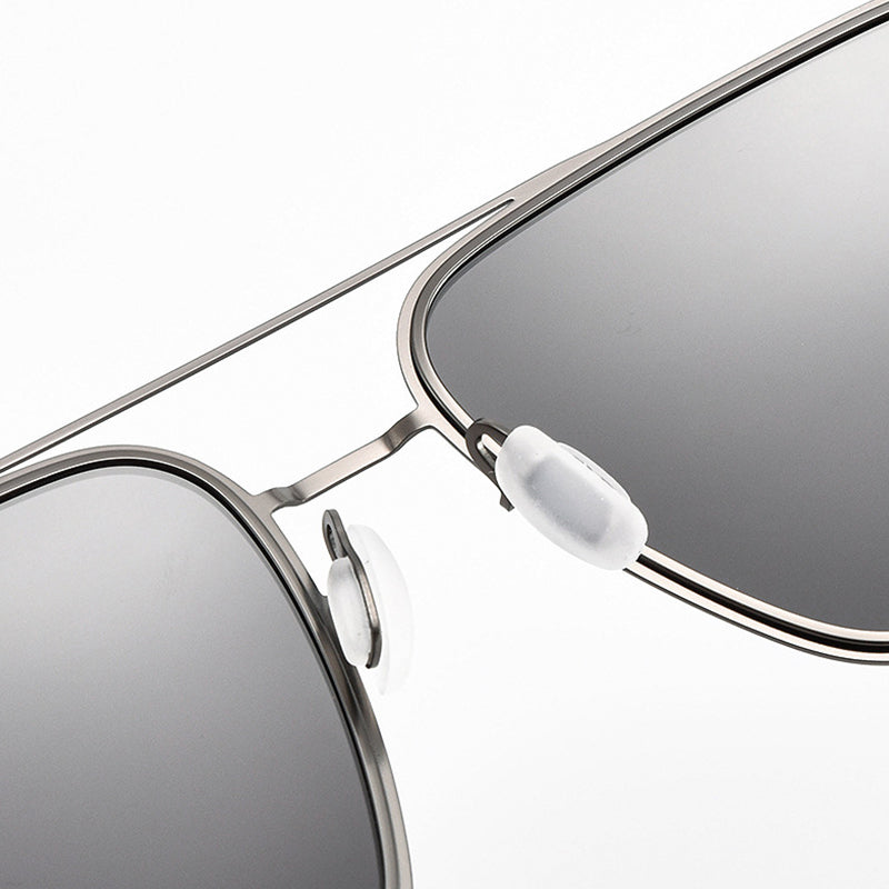 Black Metal Men Sunglasses
