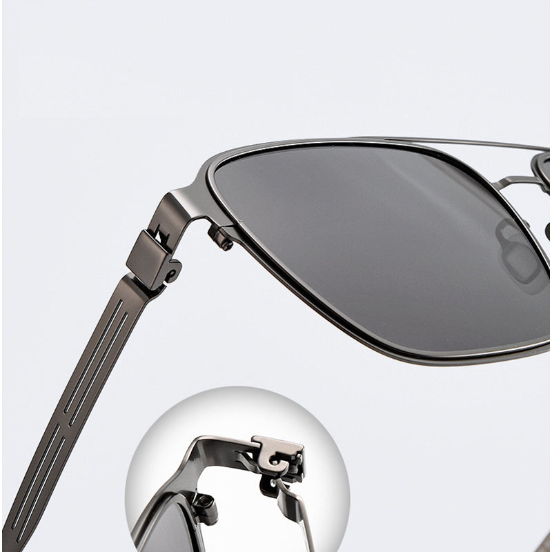 Black Metal Men Sunglasses