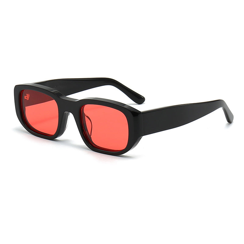 Red Lens Lady Sunglasses