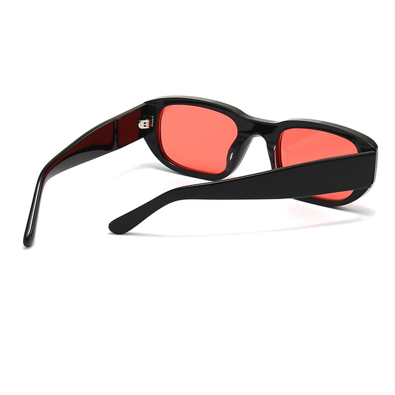 Red Lens Lady Sunglasses